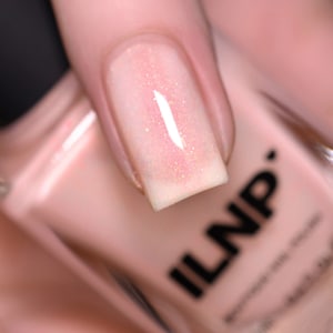 First Light - Milky Peach Shimmer Nail Polish
