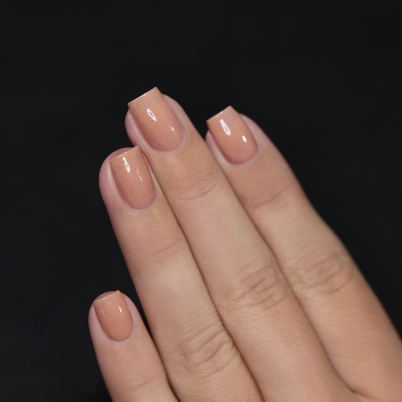 Portfolio Soft Camel Holographic Nail Polish image 6