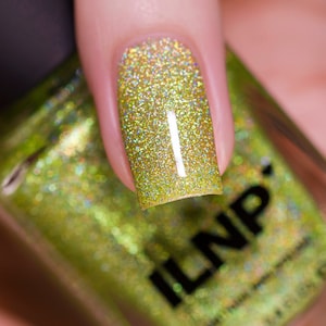 Staycation - Kiwi Green Holographic Jelly Nail Polish