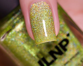 Staycation - Kiwi Green Holographic Jelly Nail Polish