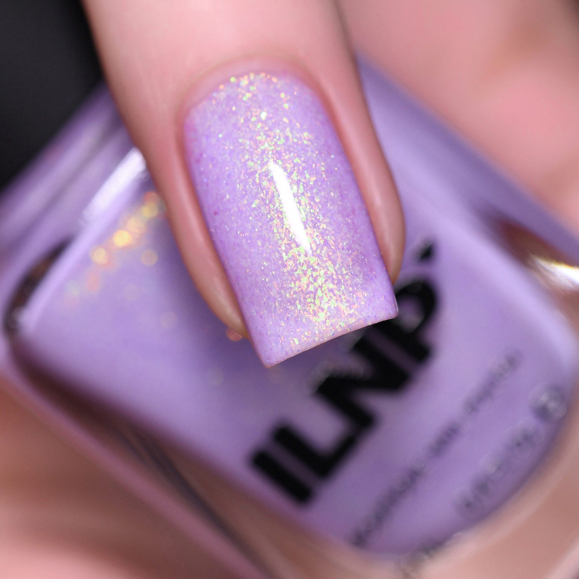 Lavender Iridescent Extra Fine Glitter Purple W/green Sparkles