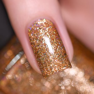 The Harpist - Copper Holographic Nail Polish
