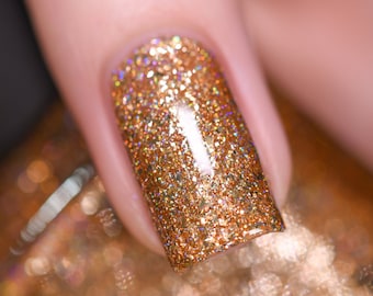 The Harpist - Copper Holographic Nail Polish