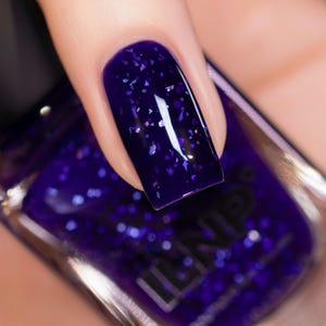 Headliner - Vernis à ongles irisé pailleté à base d&#39;indigo