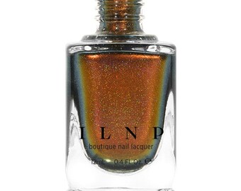 Abundance (H) - Red, Orange, Bronze, Gold Holographic Ultra Chrome Color Shifting Nail Polish