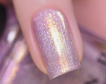In The Clouds - Pale Lilac Shimmer Holographic Nail Polish