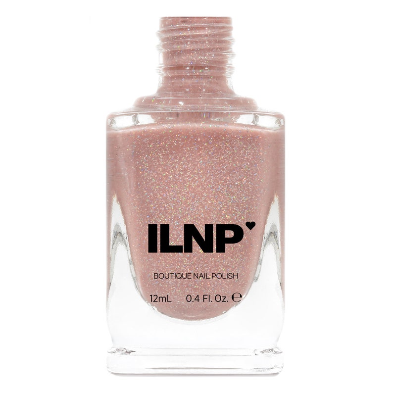 Sandy Baby Peach Beige Holographic Sheer Jelly Nail Polish image 2