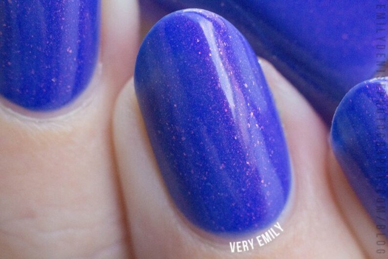 Super Juiced Blurple Holographic Nail Polish image 5