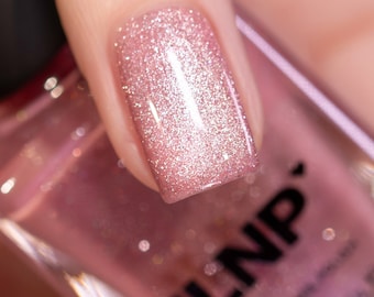 Pink Suede - Delicate Pink Magnetic Holographic Nail Polish