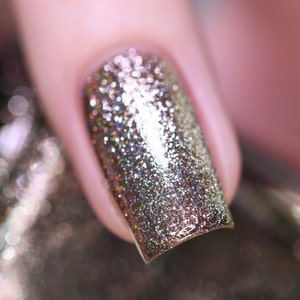 Heirloom - Antique Brass Holographic Ultra Metallic Nail Polish