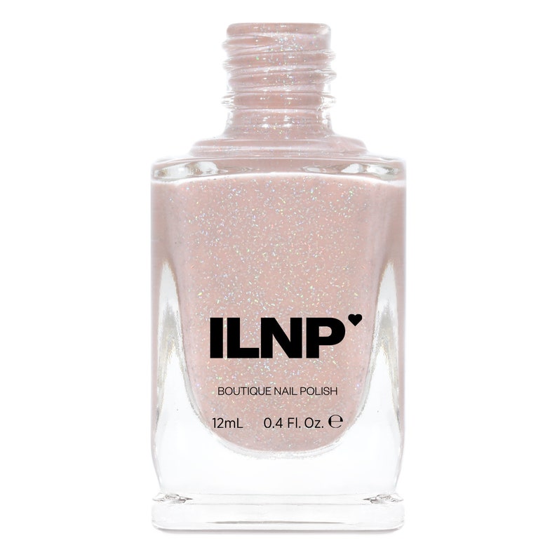 Birthday Suit Cashmere Pink Holographic Nail Polish image 2