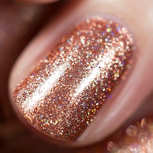 Copper Top - Copper Holographic Metallic Nail Polish