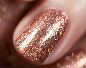 Copper Top - Copper Holographic Metallic Nail Polish