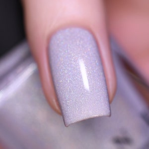 Save the Date - Soft Lavender Holographic Nail Polish