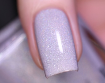 Save the Date - Soft Lavender Holographic Nail Polish