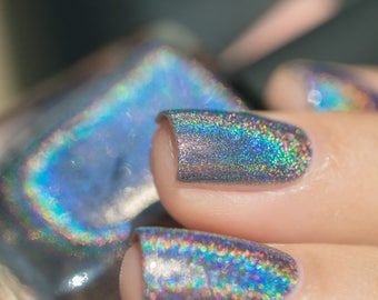 Park Place Dusk Blue Ultra Holographic Nail Polish Canada