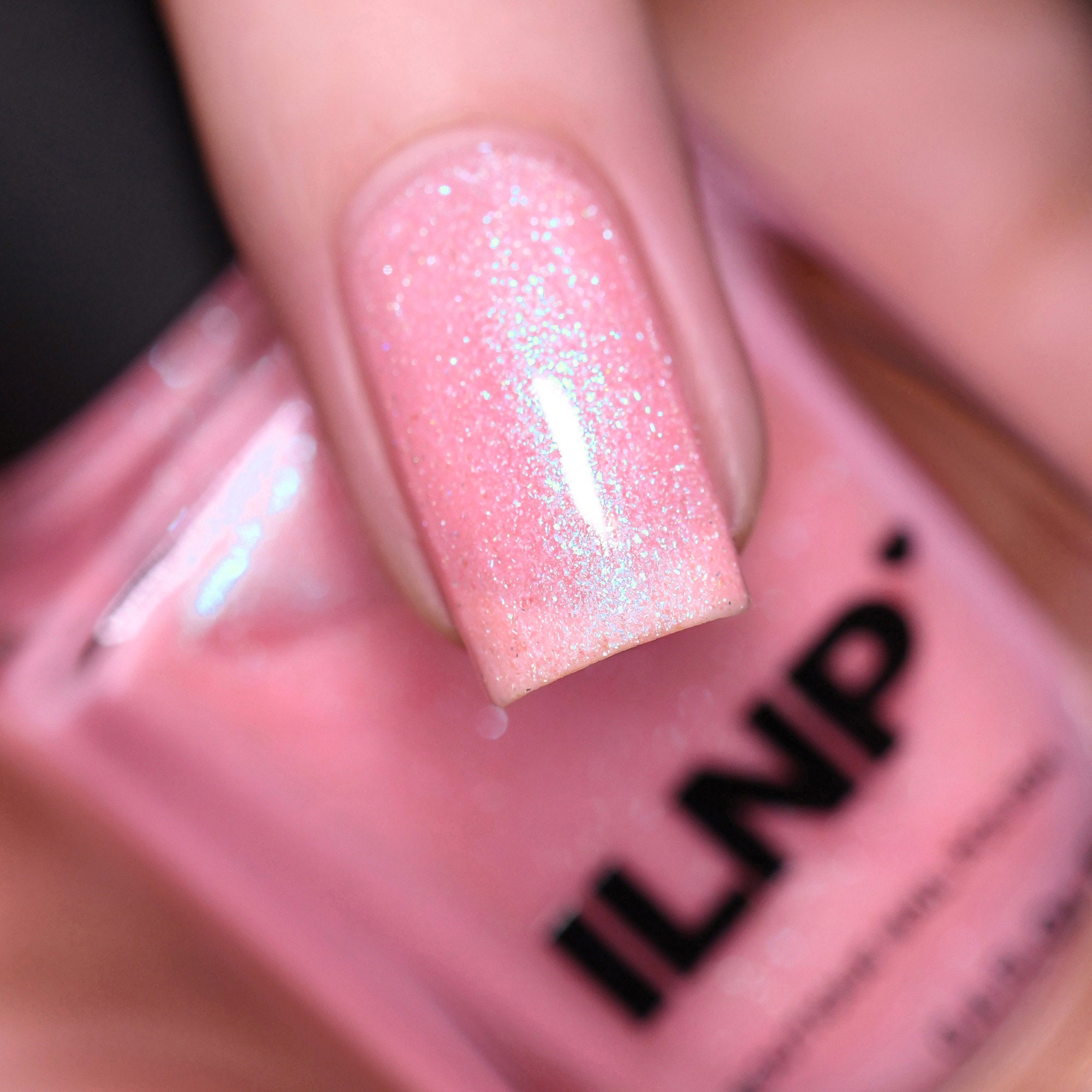 Open Skies Pastel Pink Shimmer Nail Polish - Etsy