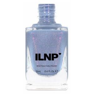 Dusk To Dawn Dusky Blue Holographic Nail Polish image 2