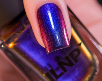 Cygnus Loop -  Blue, Purple, Orange, Yellow, Red, Green Ultra Chrome Color Shifting Nail Polish