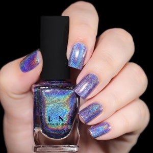 Sidekick Ultra Violet Ultra Holographic Nail Polish image 8