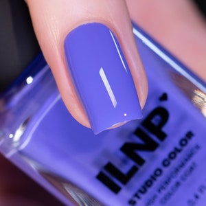 Hi-Score - Electrifying Blue-Violet Cream Studio Color High Performance Color Coat Nail Polish