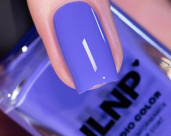 Hi-Score - Electrifying Blue-Violet Cream Studio Color High Performance Color Coat Nail Polish