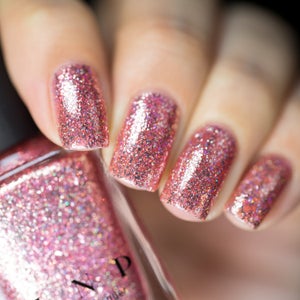 Daydreamer Flamingo Pink Holographic Ultra Metallic Nail Polish image 6