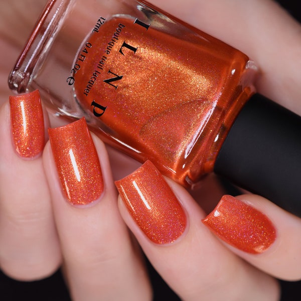 Atomic Sherbet - Vernis à ongles holographique orange