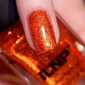 Carved - Jack-O&#39;-Lantern Orange Shimmer Nail Polish