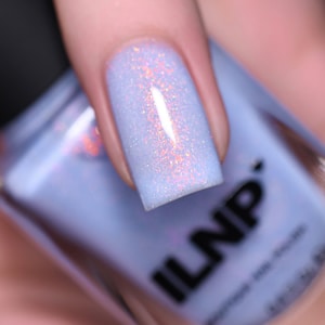 Rainshower - Pastel Periwinkle Blue Shimmer Nail Polish