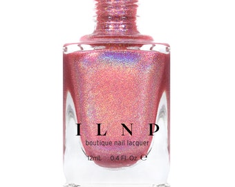 Kiss And Tell - Flamingo Pink Ultra Holographic Nail Polish