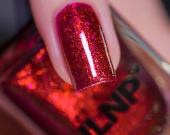 Ruby - Vibrant Red Shimmer Nail Polish