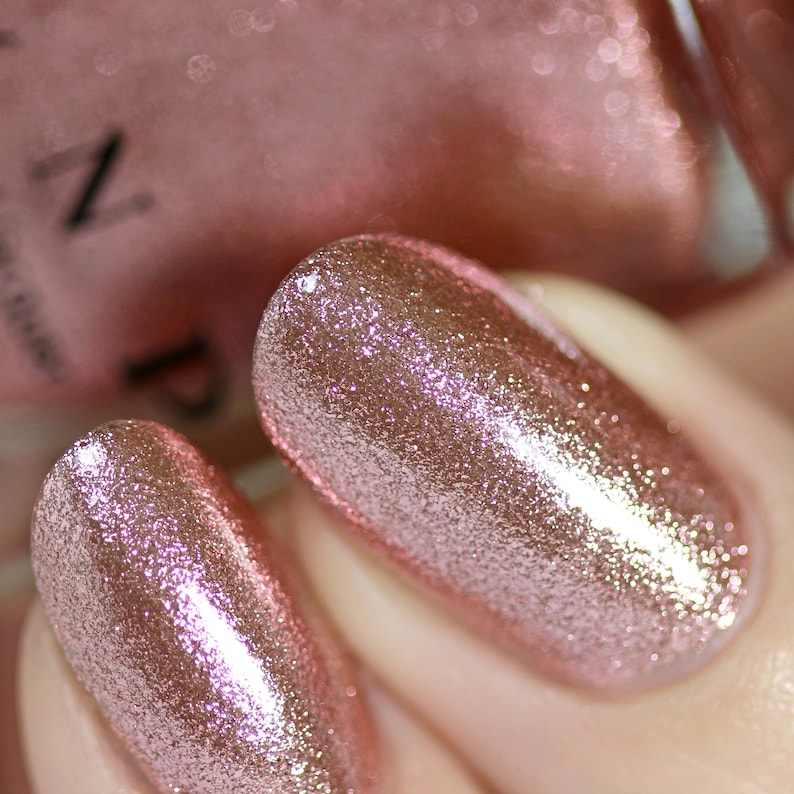 Sugar Coated Sea Pink Ultra Metallic Bright Nail Polish image 4