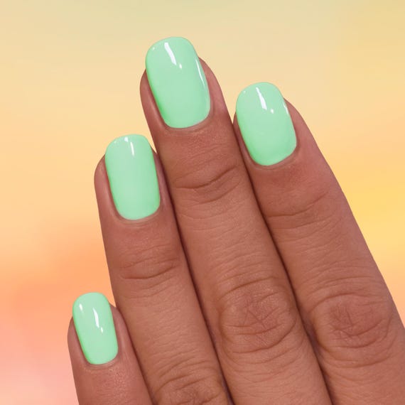 nail color for mint green dress Minted Daywear
