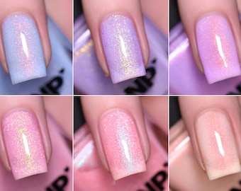 Cloud Nine Collection - Pastel Shimmer Nail Polish Set