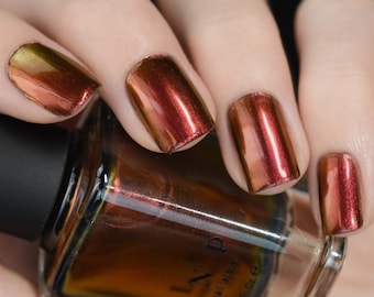 Greatness - Red, Orange, Copper, Gold, Chartreuse Ultra Chrome Nail Polish