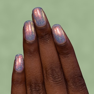 Bluebell Enchanting Sky Blue Shimmer Nail Polish image 4