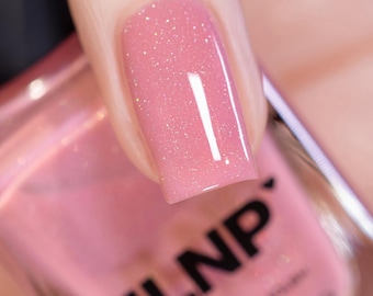 Dear Diary - Soft Pink Sherbet Holographic Crelly Nail Polish