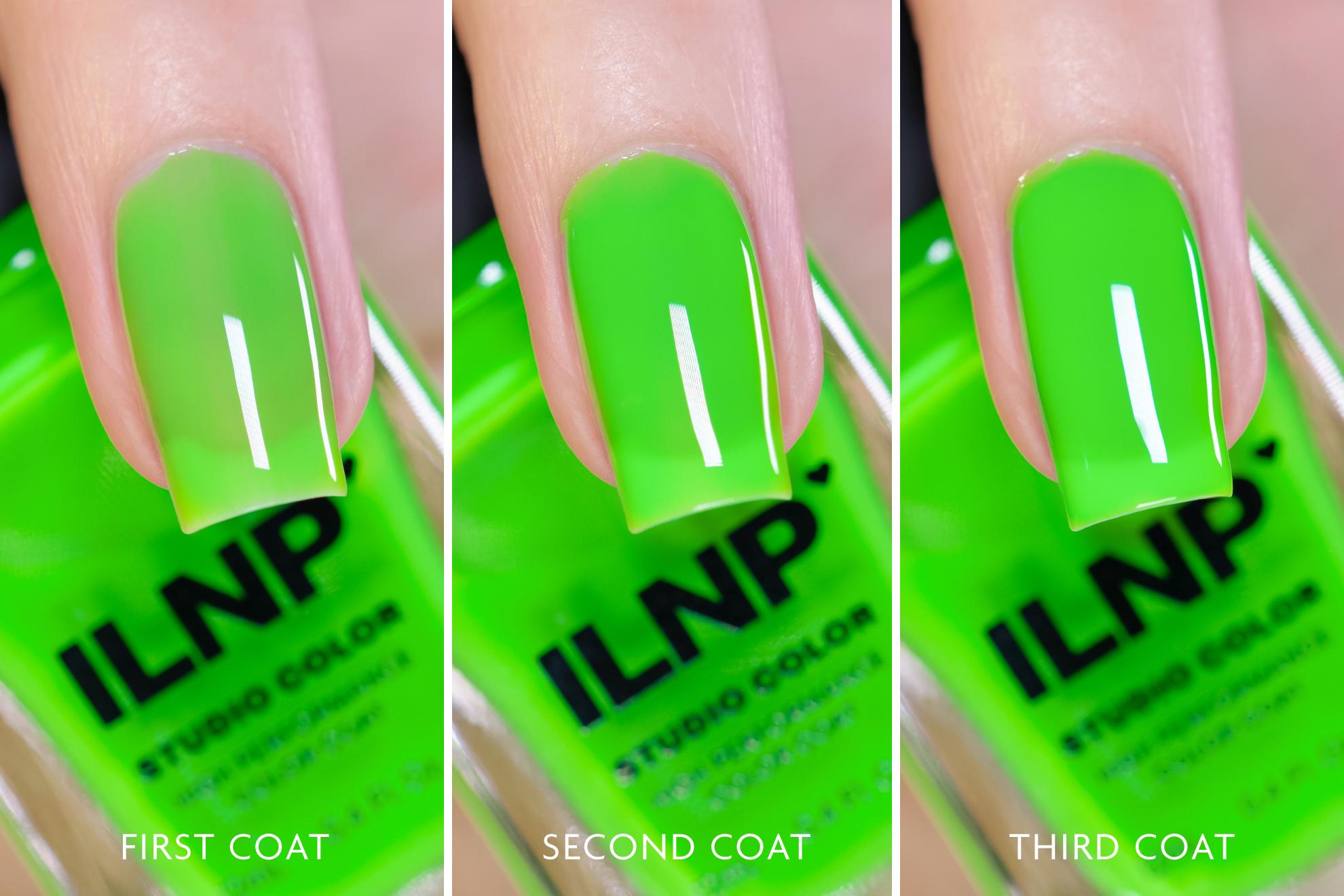 Sour Apple - Electric Green Jelly Nail Polish, Studio Color High