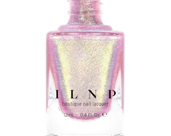 Opal Sunset - Opalescent Pink Holographic Jelly Nail Polish