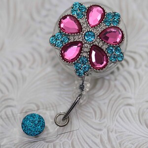 rhinestone badge holder, retractable badge holder, id badge reel, name badge holder,  badge bling, badge buddy