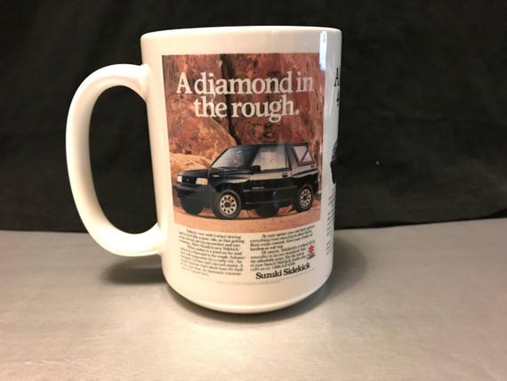 Suzuki Sidekick custom sublimated mug