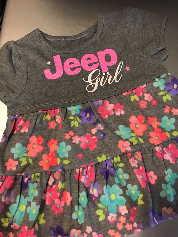 Jeep Girl Toddler Flower Top "Limited Time only, while supplies last"