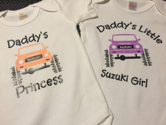 Suzuki Samurai Baby Onesies or Toddler Tshirts Customizable