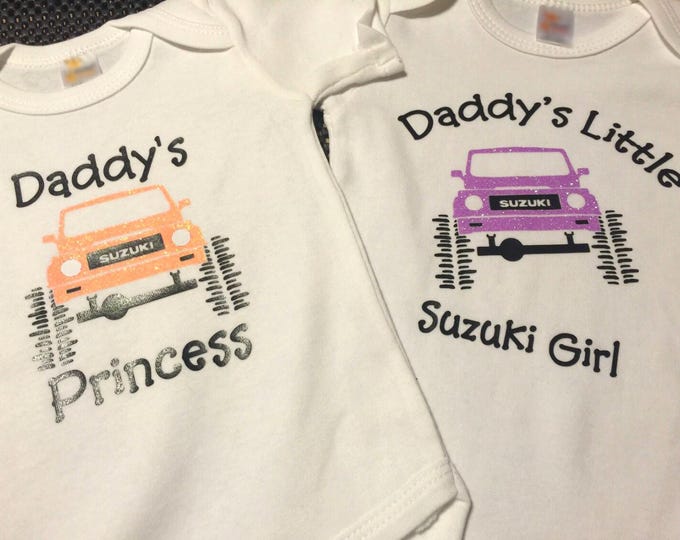 Suzuki Samurai Baby Onesies or Toddler Tshirts Customizable