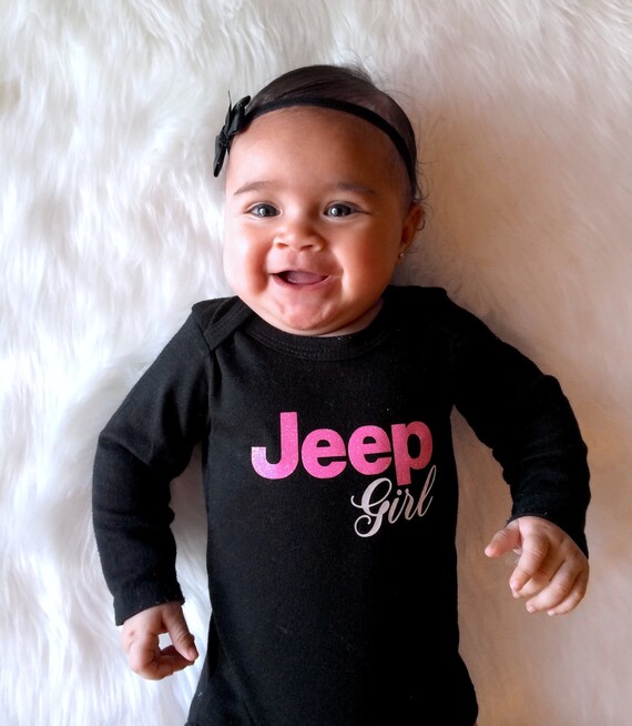Jeep Girl Baby Onesies and Toddler Shirts