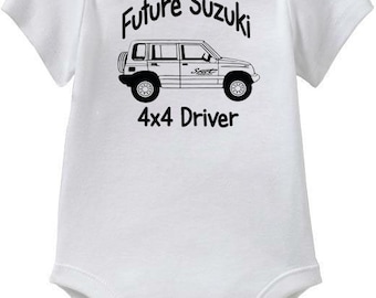 Suzuki Sidekick, Suzuki Sidekick Sport "Future 4x4 Driver" Baby Onesies or Toddler T-Shirt