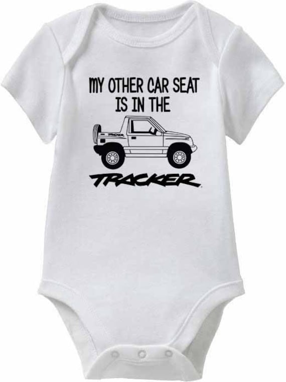 Suzuki Sidekick, or Geo Tracker Baby Onesies or Toddler T-Shirt "My other Car Seat"