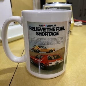 AMC Gremlin custom sublimated mug