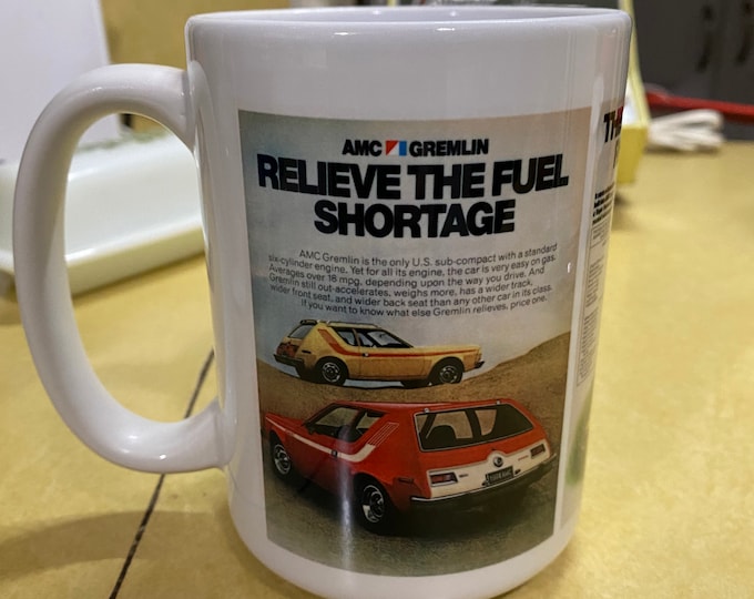 AMC Gremlin custom sublimated mug